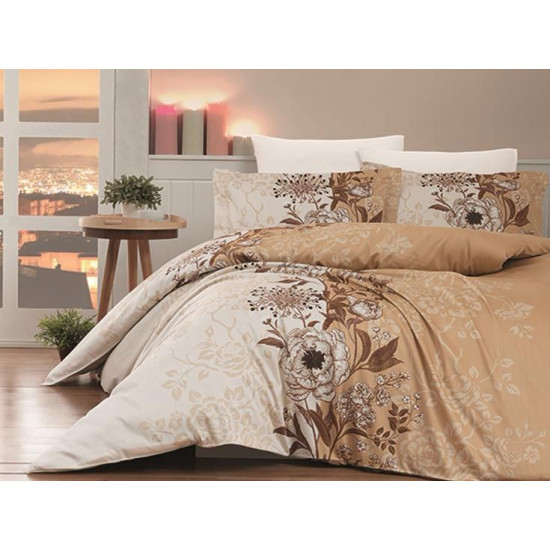  Луксозно спално бельо от сатениран памук- PERA KAHVE от StyleZone