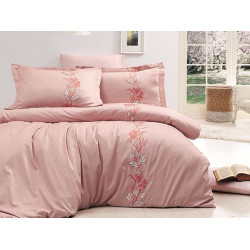 Луксозно спално бельо от сатениран памук-  ARTEMIS PUDRA от StyleZone