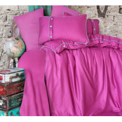 Едноцветно спално бельо от 100% сатениран памук - Pavane V1 от StyleZone