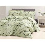 Луксозно спално бельо от 100% сатениран памук - CALISTO YESIL от StyleZone