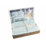 Луксозно спално бельо от 100% сатениран памук - VANESSA MINT от StyleZone