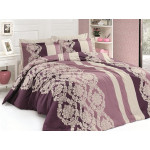 Луксозно спално бельо от 100% сатениран памук - KAVIN PUDRA от StyleZone
