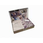 Луксозно спално бельо от 100% сатениран памук - KAVIN PUDRA от StyleZone