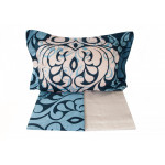 Луксозно спално бельо от 100% сатениран памук - LAURA LACIVERT от StyleZone