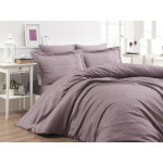 Луксозно спално бельо от 100% памучен сатен - жакард - SARE LEYLAK  от StyleZone