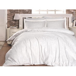 Луксозно спално бельо от 100% памучен сатен - жакард - MARVELL KREM от StyleZone