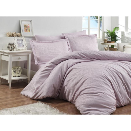Луксозно спално бельо от 100% памучен сатен - жакард - MONNA VIOLET от StyleZone