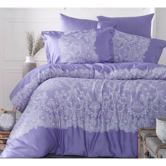 Стилно спално бельо от 100% сатениран памук - Renda V1 от StyleZone