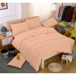 Едноцветно спално бельо със завивка -  СЬОМГА от StyleZone