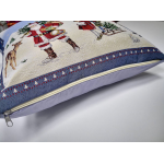 Коледна декоративна възглавница с цип - СНЕЖНА  от StyleZone
