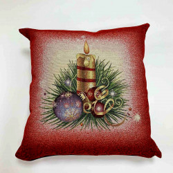 Коледна декоративна възглавница с цип - СВЕЩ от StyleZone