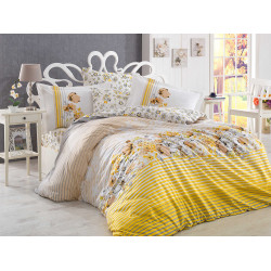 Луксозно спално бельо от 100% памук поплин - FIESTA SARI от StyleZone