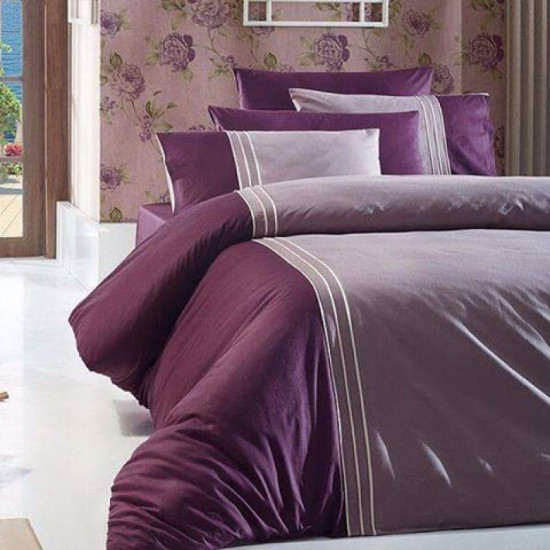 Спално бельо от сатениран памук с два плика -  CRAZE LEYLYAK от StyleZone