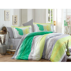  Луксозно спално бельо от 100%  сатениран памук- Nicoletta Yesil от StyleZone