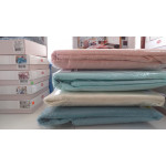 Покривало за легло (тънко шалте) от 100% памук - ЕКРЮ ЛИ от StyleZone