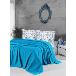 Памучно покривало за легло 3 в 1- МОРСКО от StyleZone