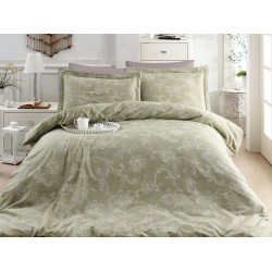 Луксозно спално бельо от 100% сатениран памук - CARMINA YESIL от StyleZone