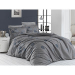 Луксозно спално бельо от 100% сатениран памук - EVIDA GRI от StyleZone