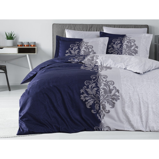 Луксозно спално бельо от 100% сатениран памук - HYPNOZ LACIVERT от StyleZone