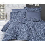 Луксозно спално бельо от 100% сатениран памук - SWETA INDIGO от StyleZone