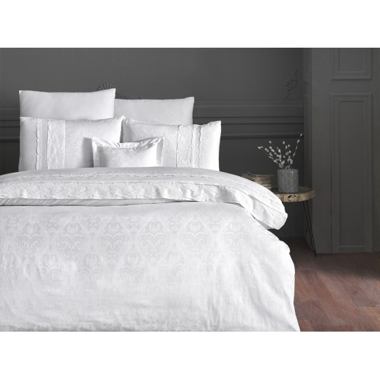 Вип спално бельо от висококачествен сатен - APRIL KREM от StyleZone