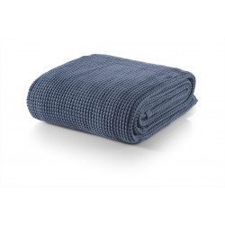 Памучно одеяло Marbella Cotton Dark Blue - White Boutique от StyleZone