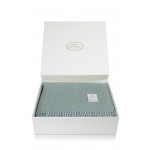 Вълнено одеяло Winterberry Turquoise - White Boutique от StyleZone