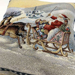 Коледна декоративна възглавница с цип - КОЛЕДНА МАГИЯ  от StyleZone