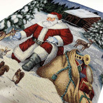 Коледна декоративна възглавница с цип - КОЛЕДНИ ПРИЯТЕЛИ от StyleZone