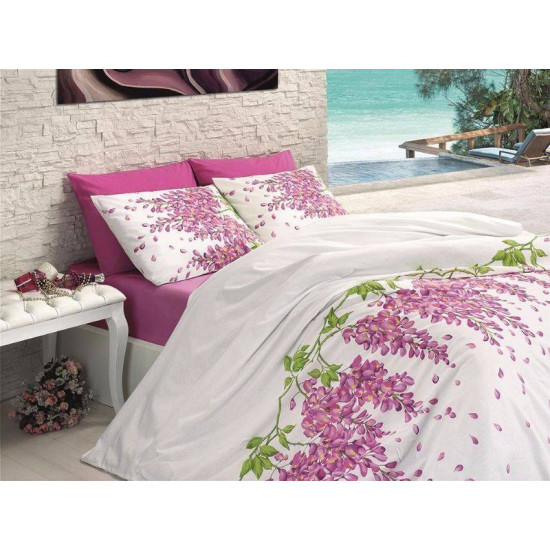 Лимитирана колекция спално бельо от 100% памук - PINK FLOWERS от StyleZone