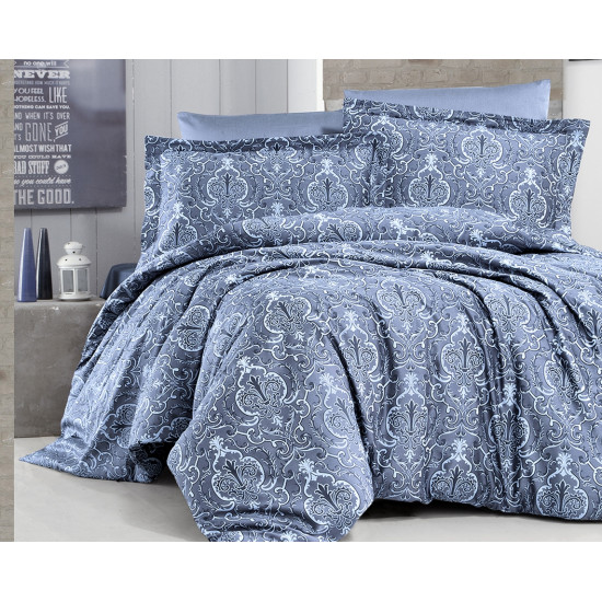  Луксозно спално бельо от  сатениран памук- DELMOR INDIGO от StyleZone