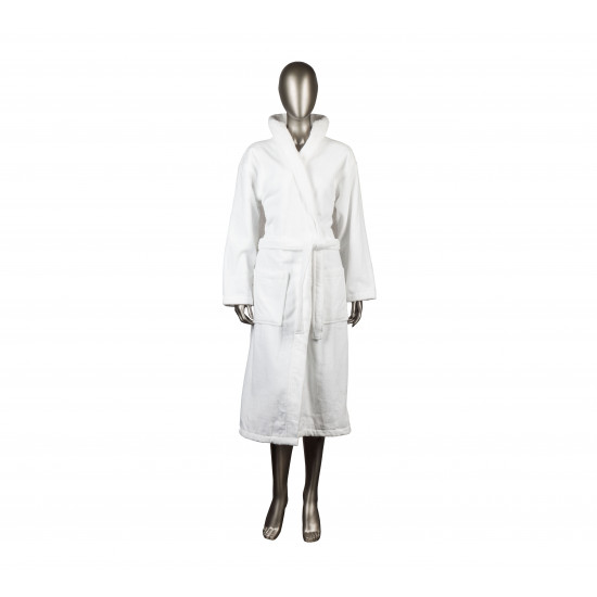 Луксозен халат за баня MIKA - БЯЛ от StyleZone