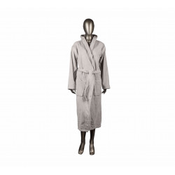 Луксозен халат за баня MIKA - СВЕТЛОСИВ от StyleZone