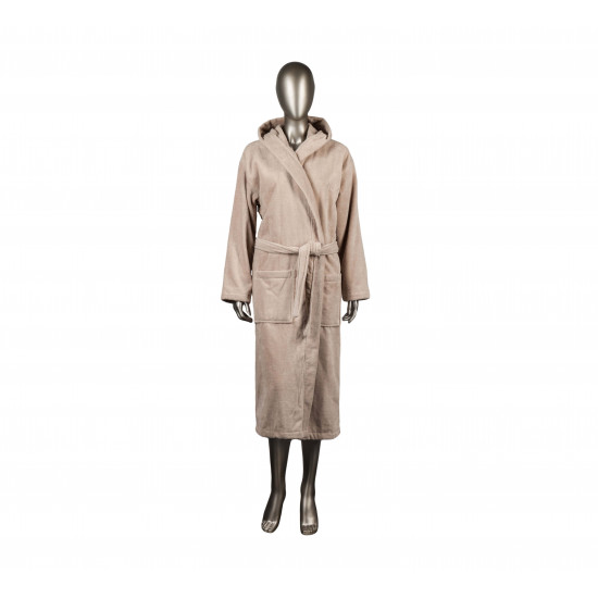 Луксозен халат за баня MIKA - КАПУЧИНО от StyleZone