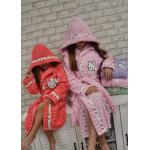 Детски  хавлиен  халат за баня от 100% памук - РОЗОВ от StyleZone