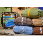 Детски  хавлиен  халат за баня от 100% памук за момче - КАФЯВ от StyleZone
