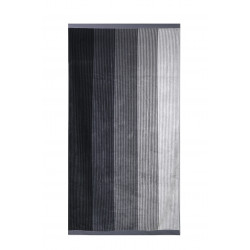 Плажна кърпа от висококачествен 100% памук - ЧЕРНО РАЙЕ  от StyleZone