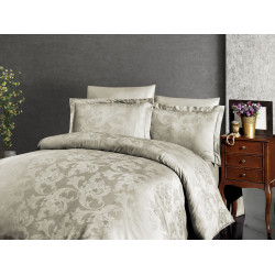 Премиум колекция луксозно спално бельо от вип сатен - FIRENZA BEJ от StyleZone