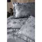 Луксозно спално бельо от 100% памучен сатен - жакард - CLOVER GRI от StyleZone