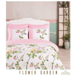 Елегантно спално бельо от 100% памук - FLOWER GRADEN от StyleZone