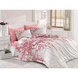 Елегантно спално бельо от 100% памук - TIME PINK (розов) от StyleZone
