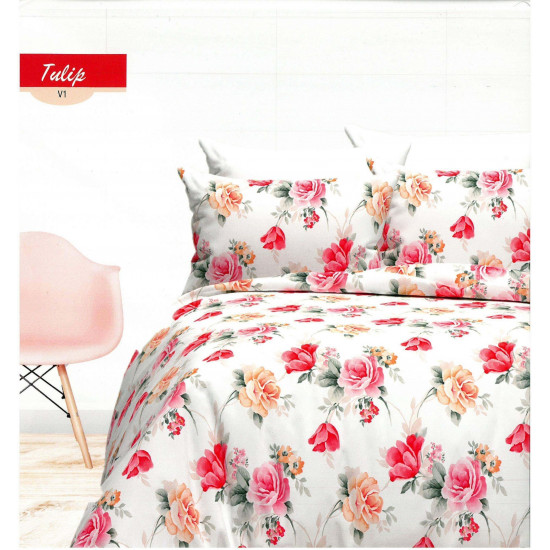 Елегантно спално бельо от 100% памук - TULIP 2 от StyleZone
