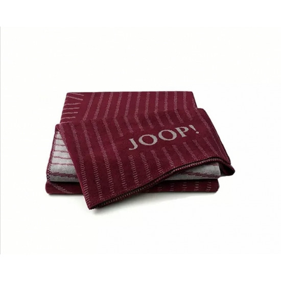 Oдеяло Joop - Cross Stripes Sangria Graphit от StyleZone