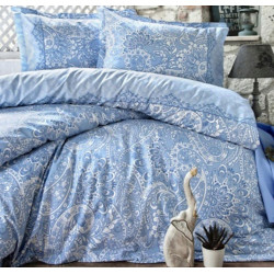  Спално бельо от 100% памук ранфорс - ELVINA BLUE от StyleZone
