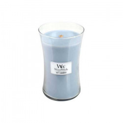 Висококачествена ароматна свещ -  WOODWICK SOFT CHAMBRAY от StyleZone