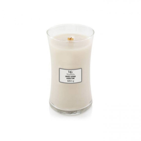 Висококачествена ароматна свещ -  WOODWICK SMOKED JASMINE от StyleZone