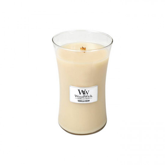 Висококачествена ароматна свещ -  WOODWICK VANILLA BEAN от StyleZone