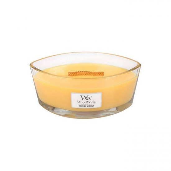 Висококачествена ароматна свещ -  WOODWICK ELLIPSE SEASIDE MIMOSA от StyleZone