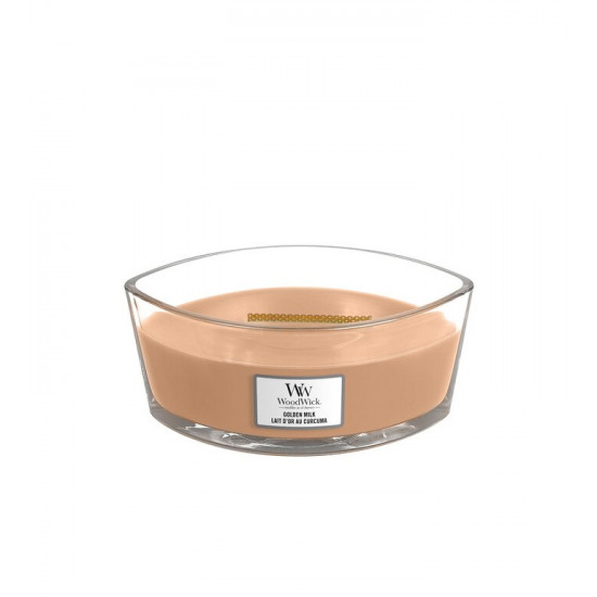 Висококачествена ароматна свещ -  WOODWICK ELLIPSE GOLDEN MILK от StyleZone