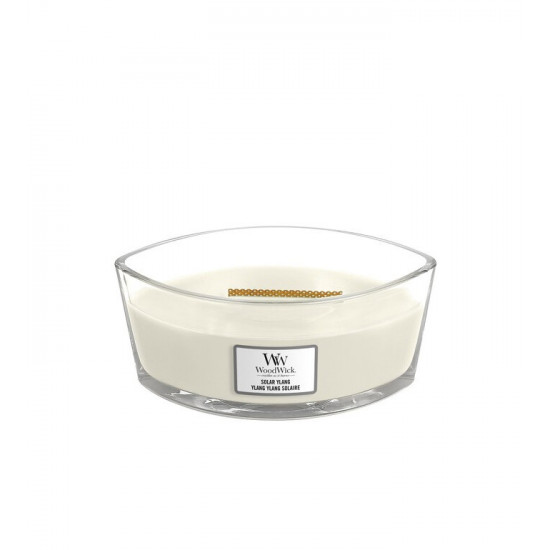 Висококачествена ароматна свещ -  WOODWICK ELLIPSE  SOLAR YLANG от StyleZone